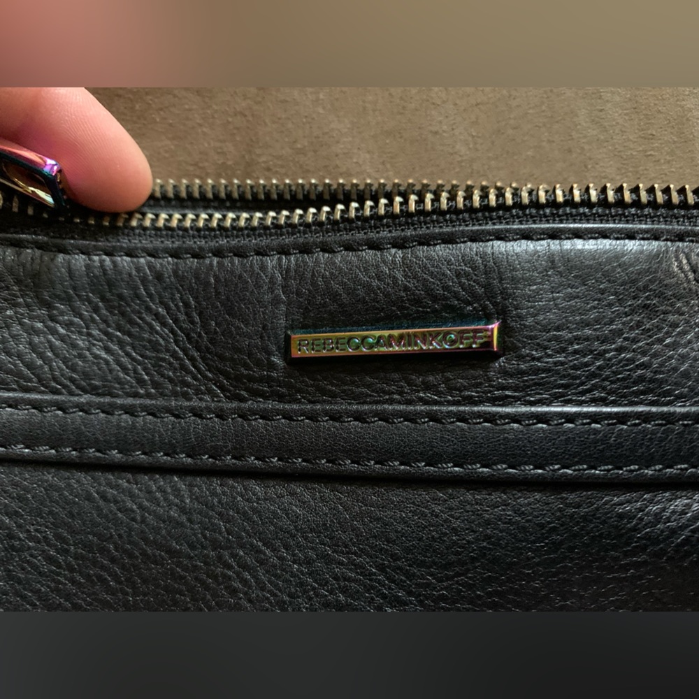 Rebecca Minkoff Mini MAC Oil Slick Iridescent Crossbody Shoulder Bag Purse EUC - Picture 14 of 16